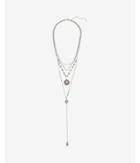 Express Womens Layered Mini Pendant Y-neck Necklace
