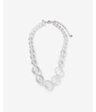 Express Womens Graduated Ball Necklace