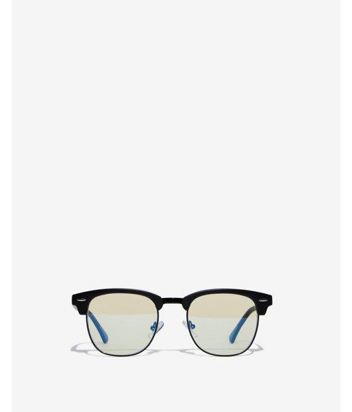 Express Mens Black Blue Light Blocking Reader Eyeglasses