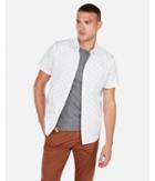 Express Mens Patterned Button-down Short