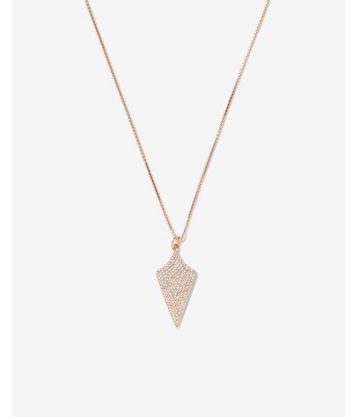 Express Womens Arrowhead Pendant Necklace
