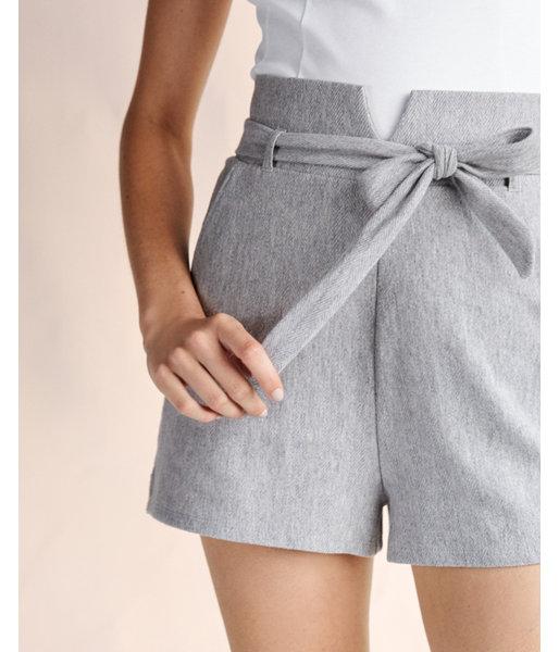 Express Womens High Waisted Tie Waist Cotton