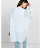 Express Womens Boxy Drape Front Cover-up