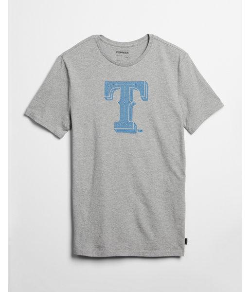 Express Mens Texas Rangers Graphic Tee