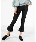 Express High Waisted Ruffle Cropped