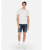 Express Mens Slub Pineapple Print Crew Neck Tee
