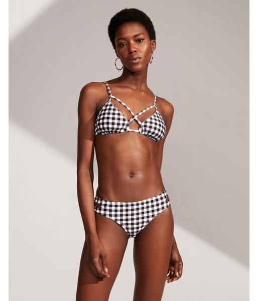 Express Womens Print Cut-out Bikini Bottoms