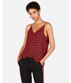 Express Womens Plaid Reversible Downtown Cami