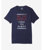 Express Fourth Of July Like To Party Crew Neck Graphic Tee