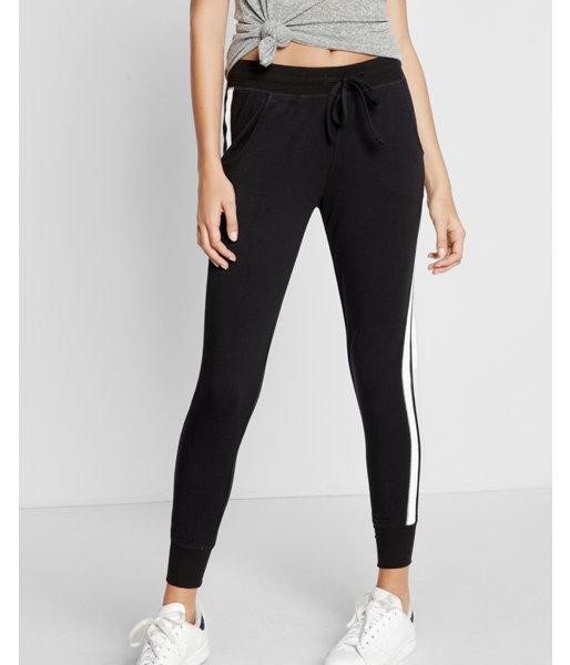 Express Womens Side Stripe Jogger Pant