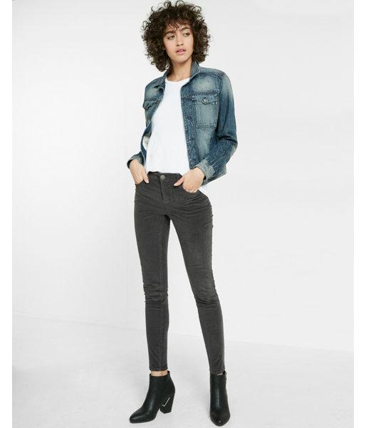 Express Mid Rise Corduroy Five Pocket