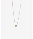Express Womens Gold Mini S Initial Necklace