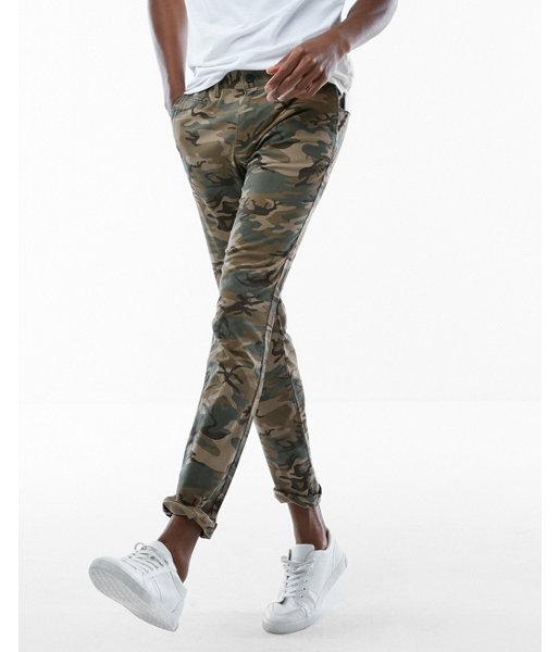 Express Mens Skinny Camo Stretch Chino Pant