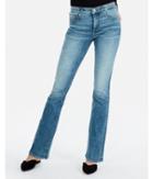 Express Womens Express Womens Mid Rise Light Denim Perfect Stretch+ Barely Boot Jeans