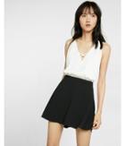 Express Lace Back Cross Front Tank Top