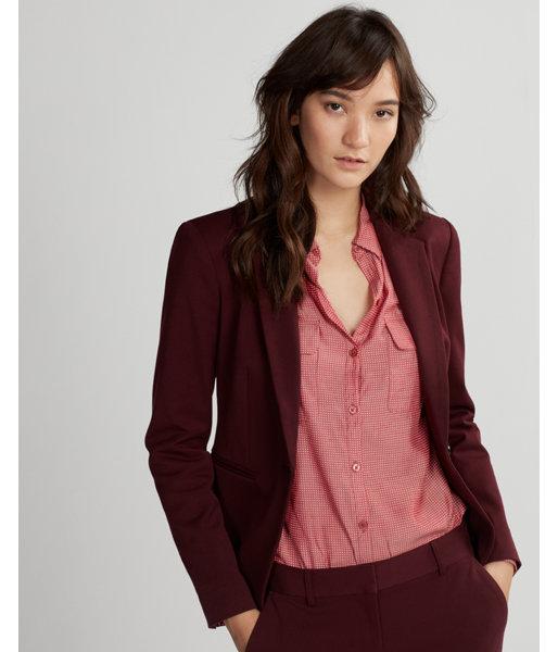 Express Womens Notch Collar One Button Jacket