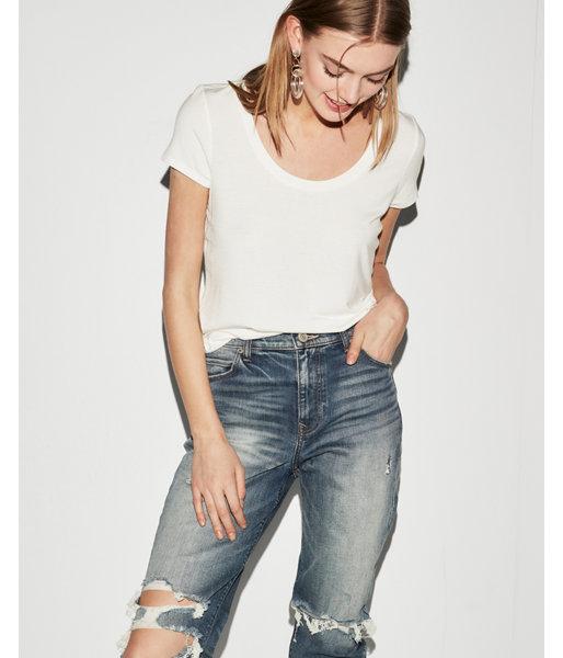 Express Womens Scoop Neck Easy Tee