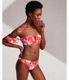Express Womens Off The Shoulder V-wire Ruffle Sleeve Bikini Top