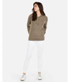 Express Womens Express One Eleven Striped Popover Hoodie