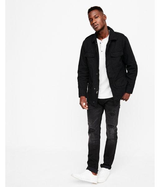 Express Mens Garment Dyed Field Jacket