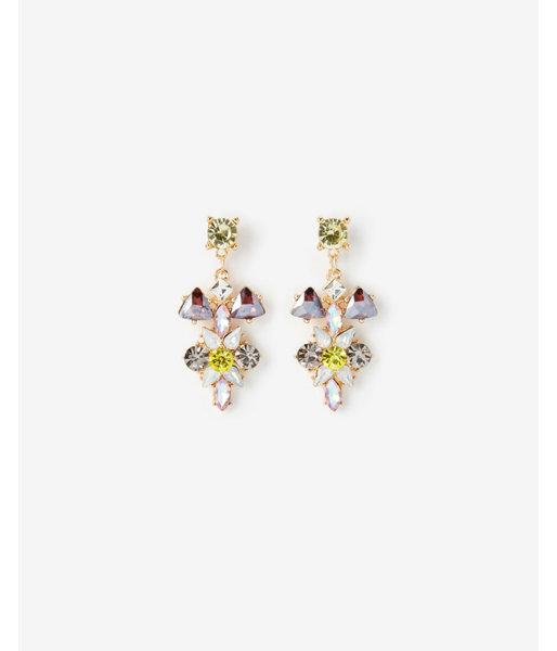Express Womens Mini Stone Drop Earrings