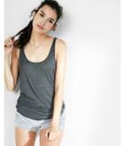 Express Deep Scoop Neck Fitted Tank