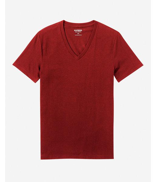 Express Flex Stretch Deep V-neck Tee