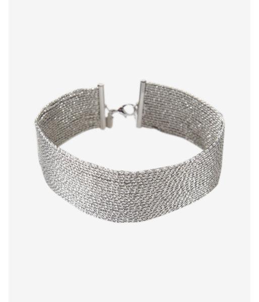 Express Womens Sparkle Chain Choker Necklace
