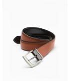 Express Mens Reversible Silver Prong Belt