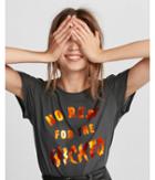 Express Womens No Rest For The Wicked Graphic Tee