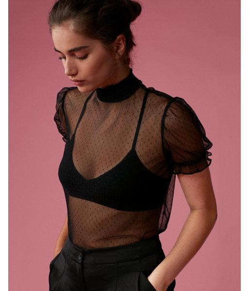 Express Smocked Sheer Short