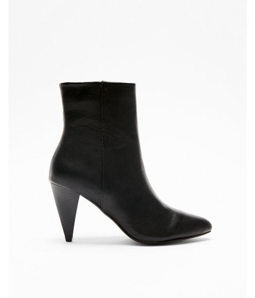 Express Womens Slim Cone Booties
