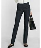 Express Womens Low Rise Denim Barely Boot Editor Pant