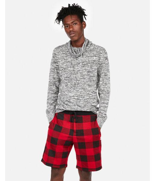Express Mens Exp Weekend Checkered Fleece