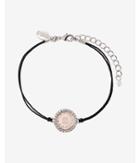 Express Womens Rose Gold S Initial Etched Disc Bracelet