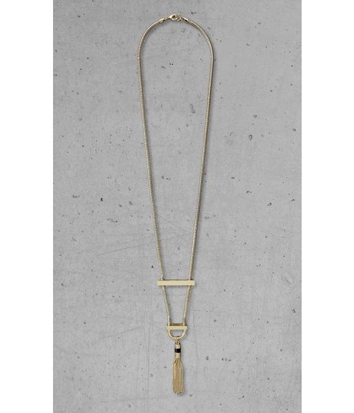 Express Women's Jewelry Express Edition Tassel Bar Necklace