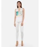 Express Womens Summertime Love Graphic Cut-out Tank