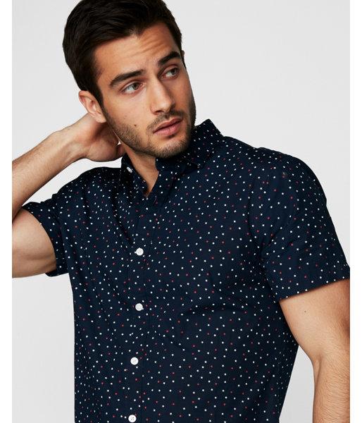 Express Mens Slim Stars Short