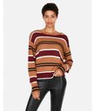 Express Womens Striped Pullover
