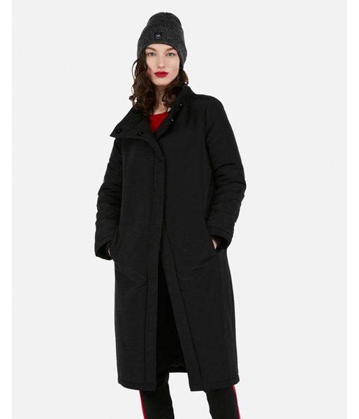 Express Womens Double Breasted Long Puffer Jacket