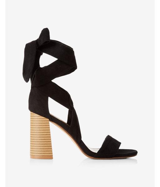 Express Womens Lace-up Ballet Tie Heeled