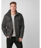 Express Mens Recycled Wool Four Pocket Removable Vest Field Jacket