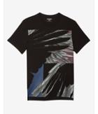 Express Clipped Wings Crew Neck Graphic Tee