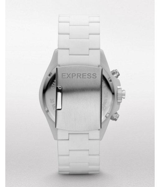 Express Mens Chronograph Watch - White