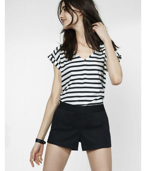 Express Womens Striped Gramercy Tee