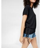 Express Lace-up Corset Dolman Tee