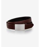 Express Mens 2-in-1 Reversible Plaque Belt
