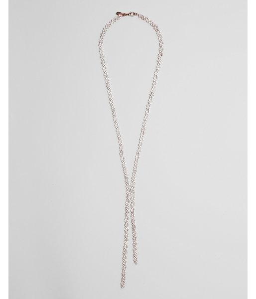 Express Womens Who What Wear Pick Rhinestone Y Necklace
