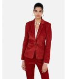 Express Womens Wide Ribbed Corduroy Blazer