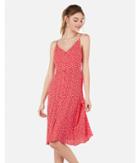 Express Womens Printed Button Front Midi Cami Dress